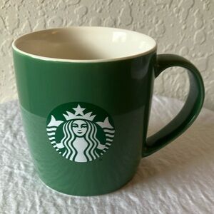 Starbucks: 2021 Green Ceramic Mug- 11 oz